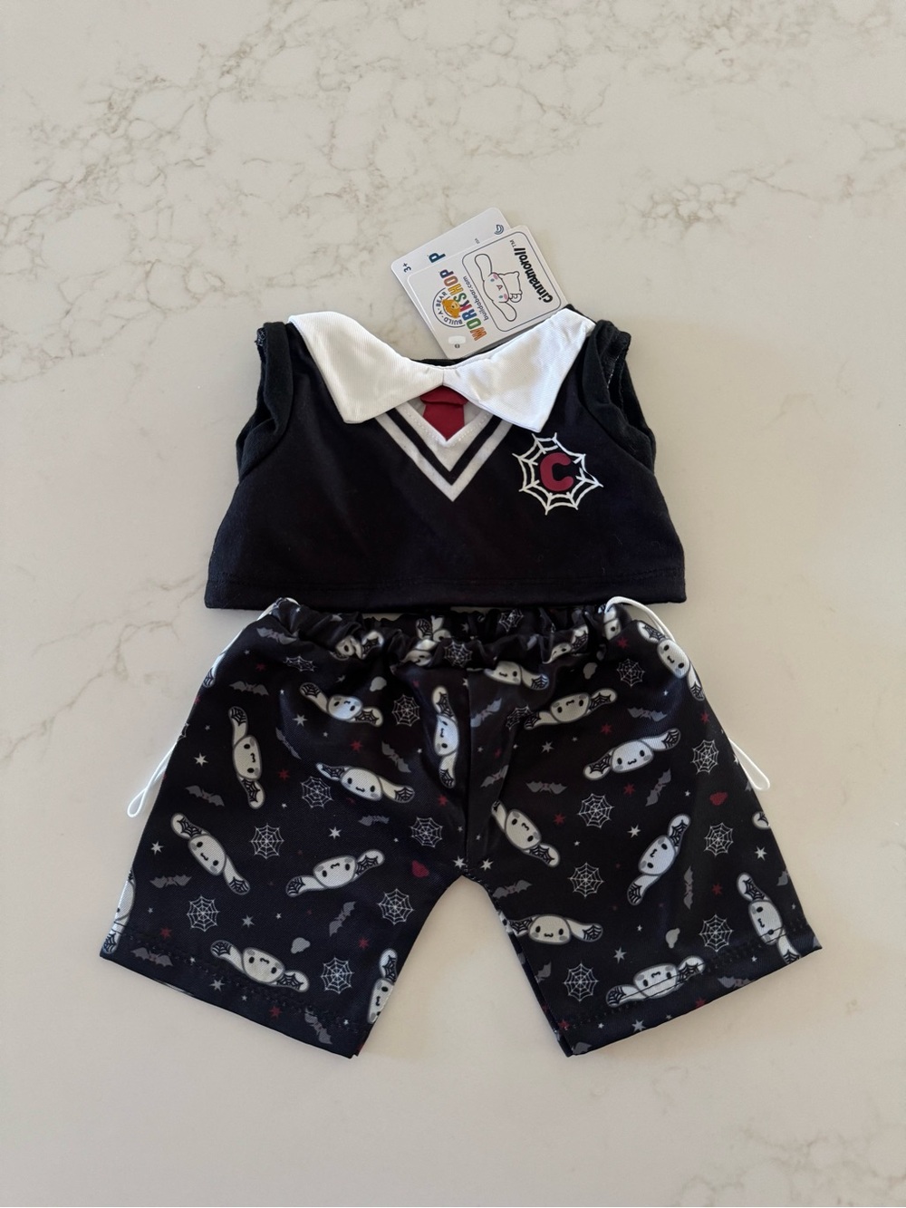 Cinnamoroll Build A Bear Spooky Webs Outfit Hello Kitty Sanrio Bab New